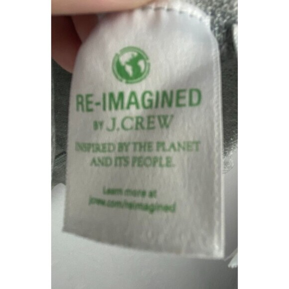 J.CREW Sweatshirt Womens Large Gray Namaste Graphic Print 100% Cotton Crew‎ Neck - Picture 11 of 11